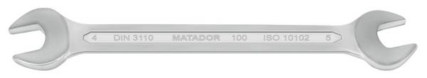 Matador Schraubwerkzeuge 01000405  oboustranný plochý klíč  Délka klíče (cm) (jen pro nadpis) 4 - 5 mm