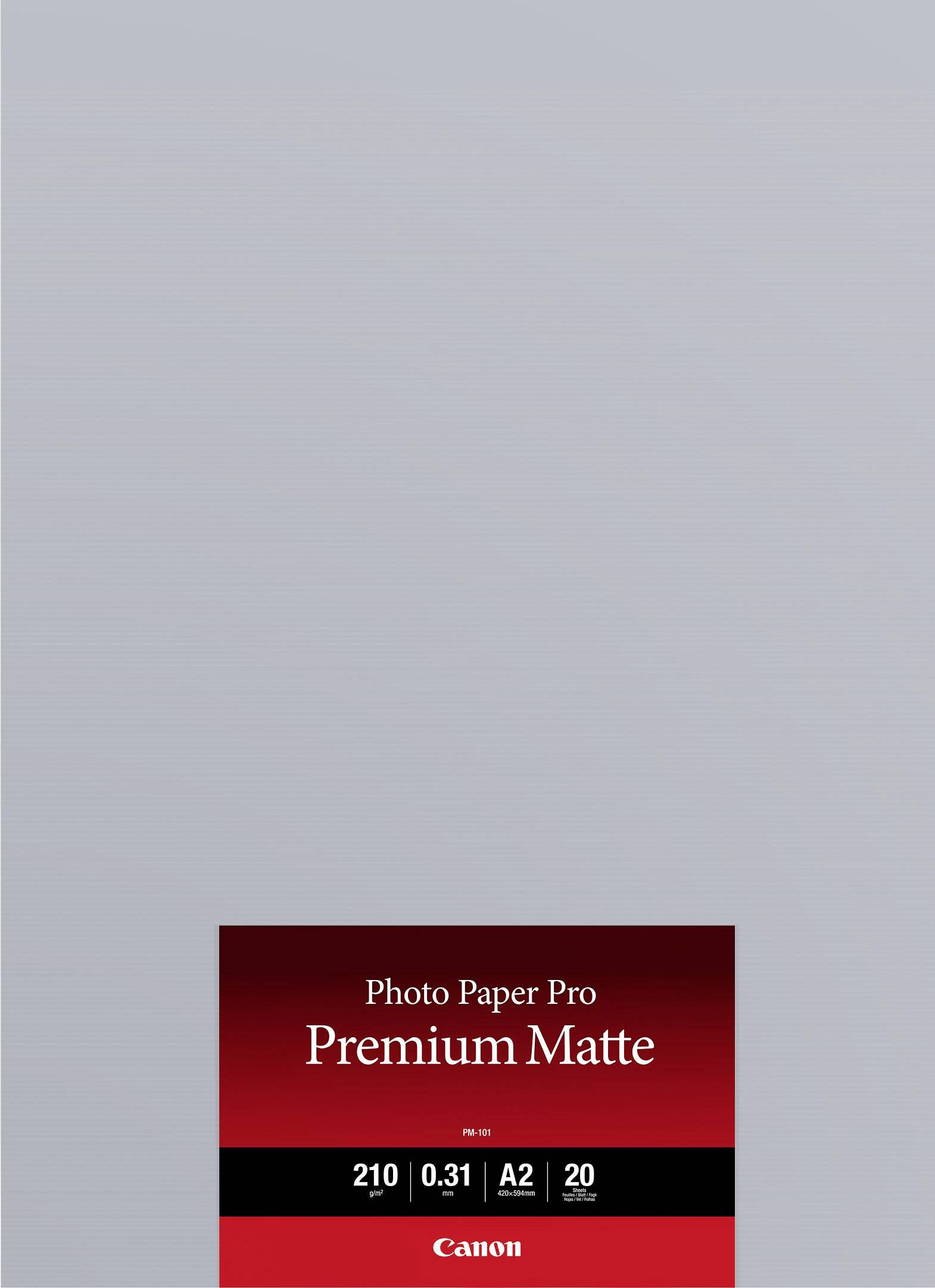 Canon Photo Paper Pro Premium Matte PM-101 8657B017 fotografický papír DIN A2 210 g/m² 20 listů matný
