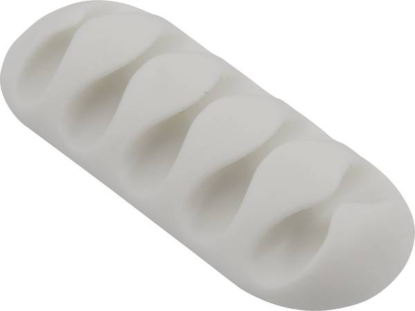 TRU COMPONENTS  držák kabelu samolepicí TC-6646540 Průměr kabelového svazku (rozsah) 8 mm (max)   bílá 1 ks
