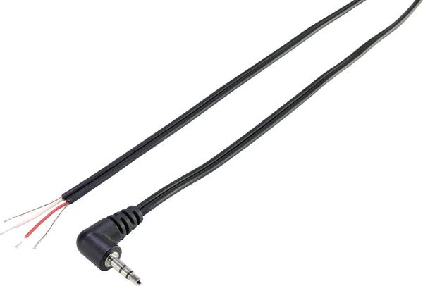 TRU COMPONENTS 93038c443 jack konektor 3.5 mm jack zástrčka 3,5 mm - kabel s otevřenými konci stereo 1 ks