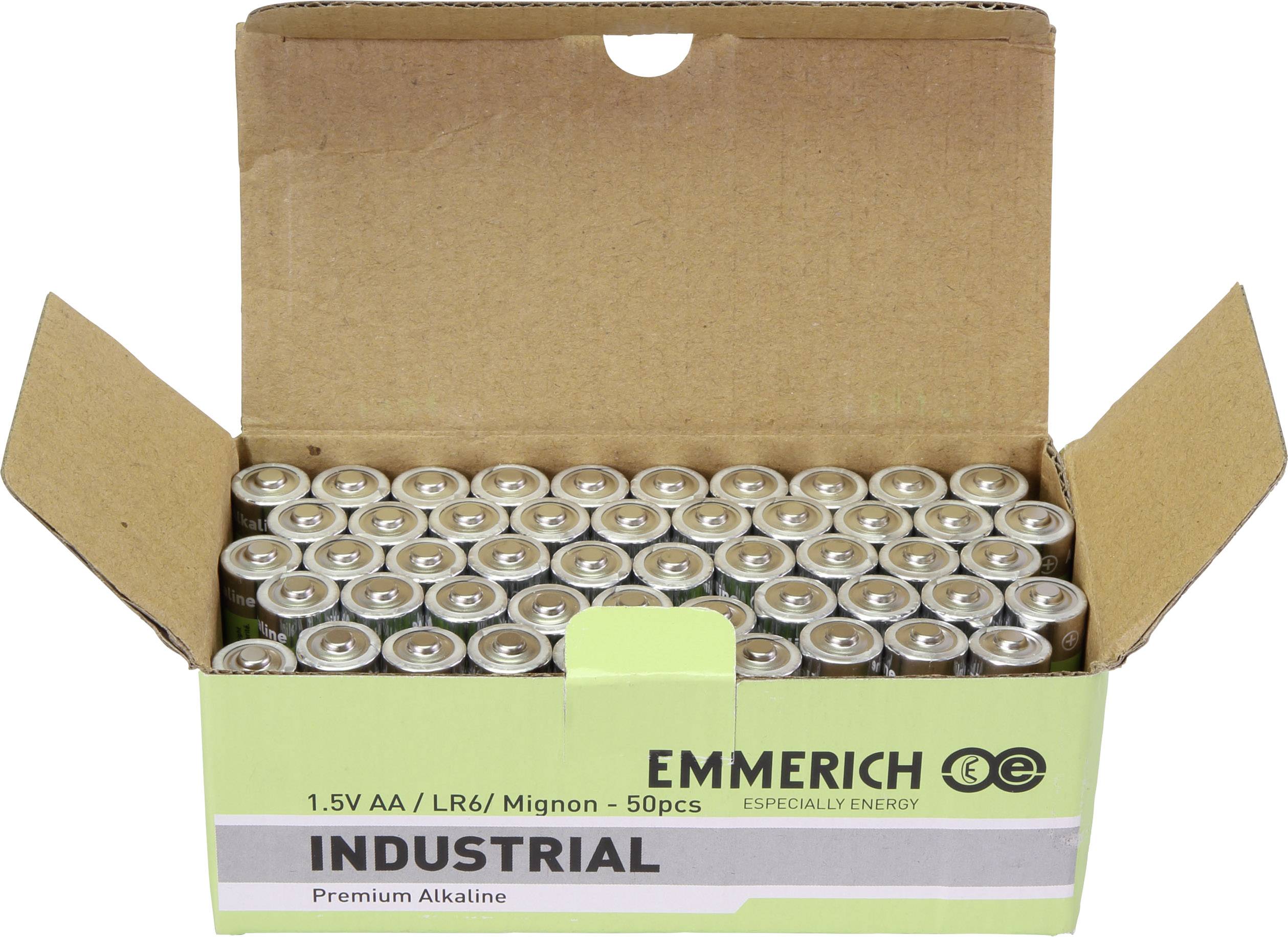 Emmerich Industrial LR06 Tu kov Baterie AA Alkalicko manganov 2900 