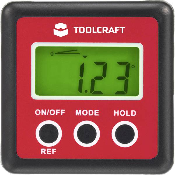 TOOLCRAFT  TO-4988565 digitální vodováha  s magnetem 60 mm 360 ° 0.1