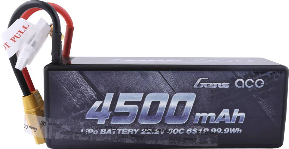 Gens ace akupack Li-Pol (modelářství) 22.2 V 4500 mAh Počet článků: 6 60 C Box Hardcase XT90