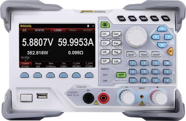 Rigol DL3021 elektronická zátěž, 150 V/DC 40 A, 200 W