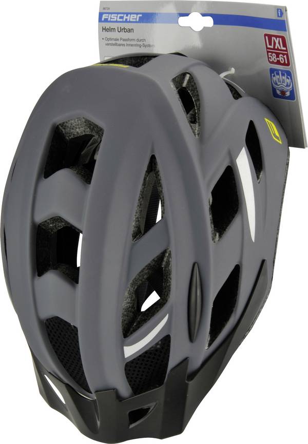 FISCHER FAHRRAD Urban Levin S/M MTB přilby šedá, černá Konfekční velikost=M