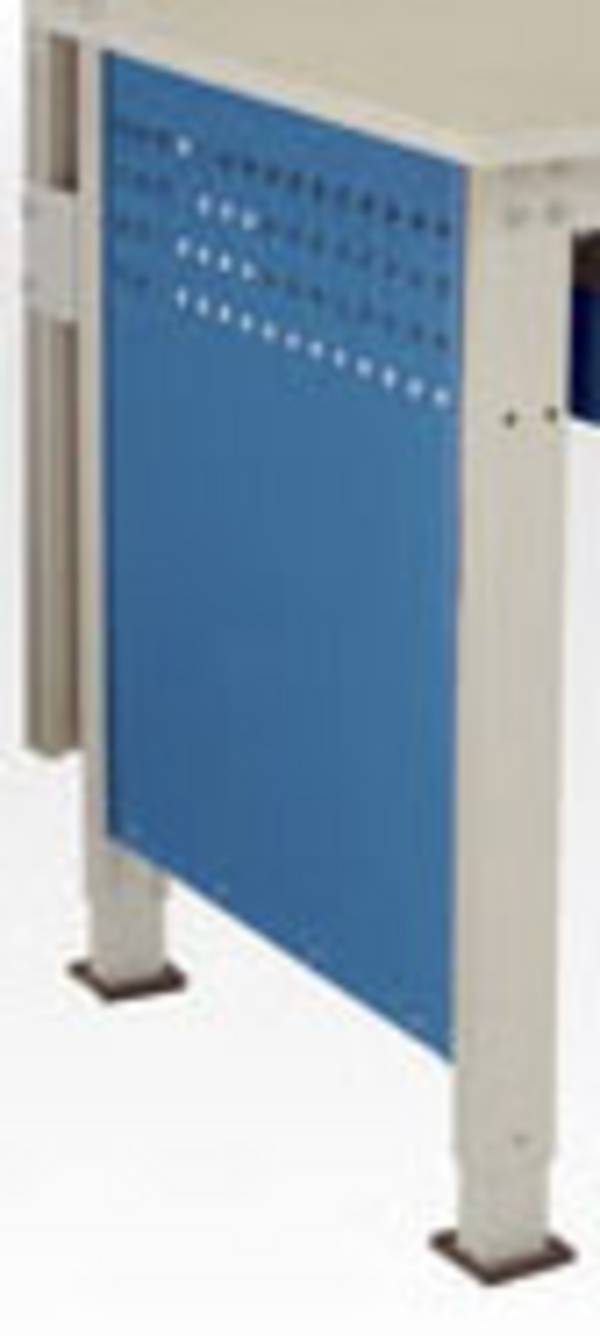 Manuflex  LZ3340.7035  ESD  Boční panel 800er, (592x628) pro Ergo/speciální RAL7035 světle šedá vodivý    světle šedá