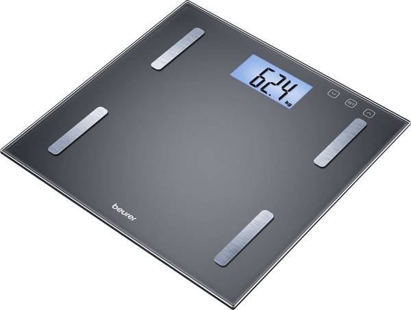 Beurer BF180 váha s diagnostikou tělesných parametrů 74909 digitální Max. váživost=180 kg černá