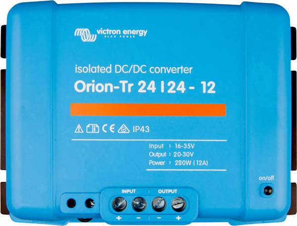 Victron Energy Orion-Tr 24/24-12A DC/DC měnič napětí 24 V/DC - 24 V/DC/12 A 280 W