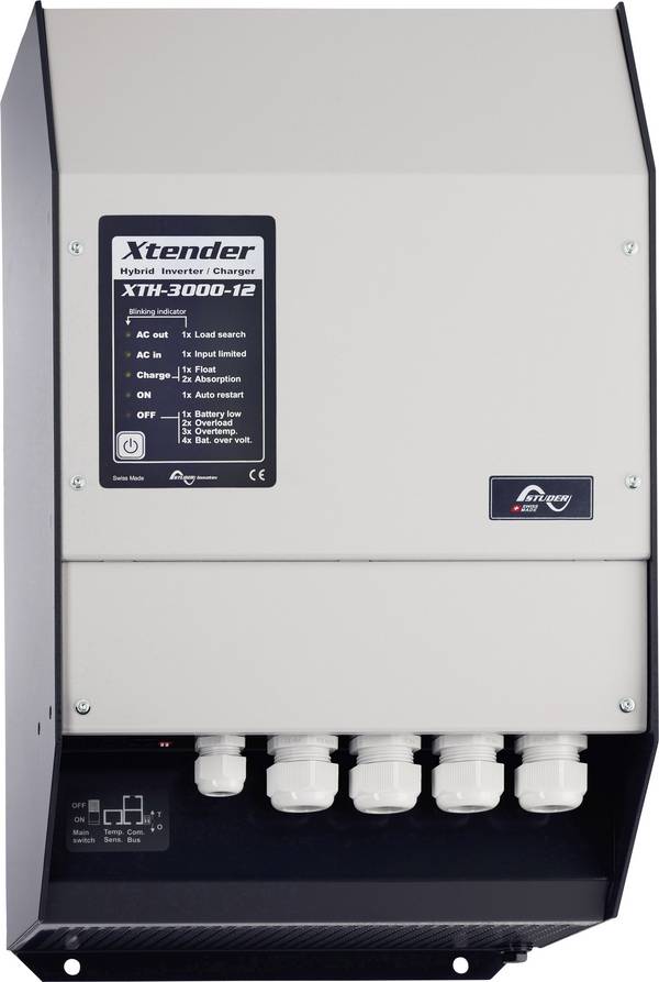 Studer síťový měnič XTH 3000-12, 3000 W, 12 V/DC -> 230 V/AC