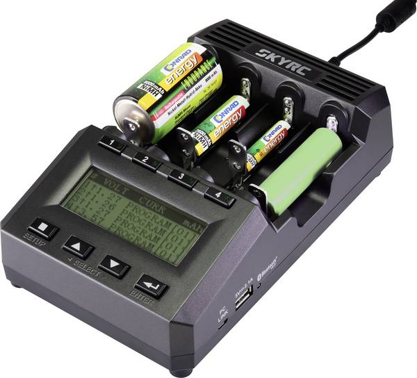 SKYRC MC3000 nabíječka akumulátorů Li-Ion, LiFePO , Li-Pol, NiCd, NiMH, NiZn, RAM 10440, 14500, 16340, 16650, 17500, 17670, 18490, 18500, 18650, 22650, 26500, 26650, AA, AAA, malé mono, velké mono, Sub-C , CR-123A