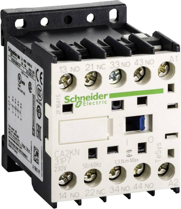Schneider Electric CA2KN31P7 pomocný stykač 3 spínací kontakty, 1 rozpínací kontakt 1 ks