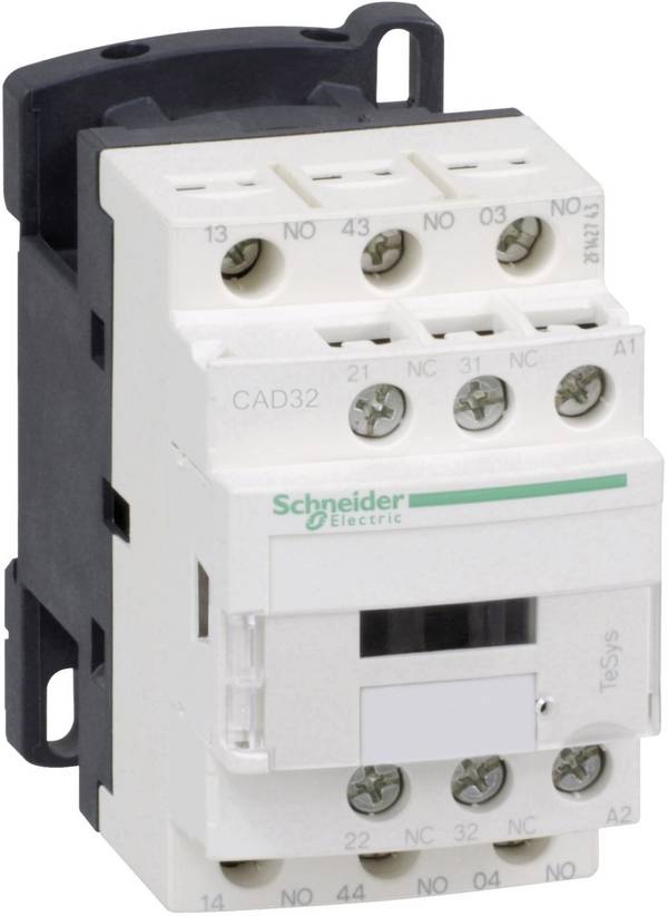 Schneider Electric CAD32P7 pomocný stykač 2 rozpínací kontakty, 3 spínací kontakty bez LED diody Piece 1 ks
