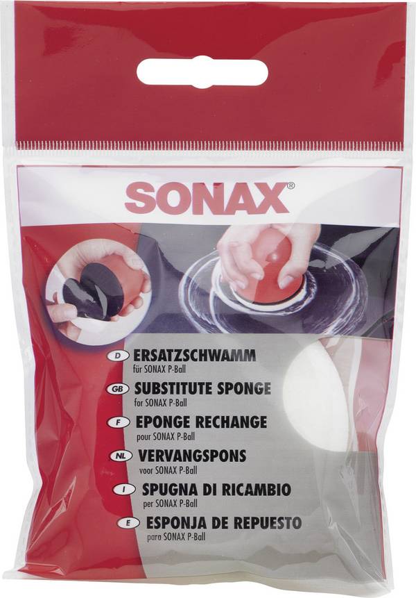 Sonax 417241  Náhradní houba pro P-Ball  1 ks (d x š x v) 110 x 100 x 30 mm