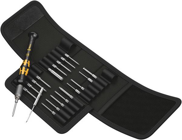 Wera Kraftform Kompakt Micro 21 ESD 1 05135973001 sada bitů, Tenký (slim) bit (4 mm)