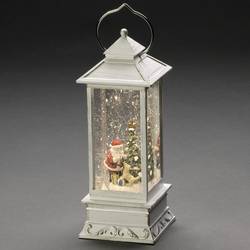 LED lucerna Santa Claus Konstsmide 4364-200, bílá