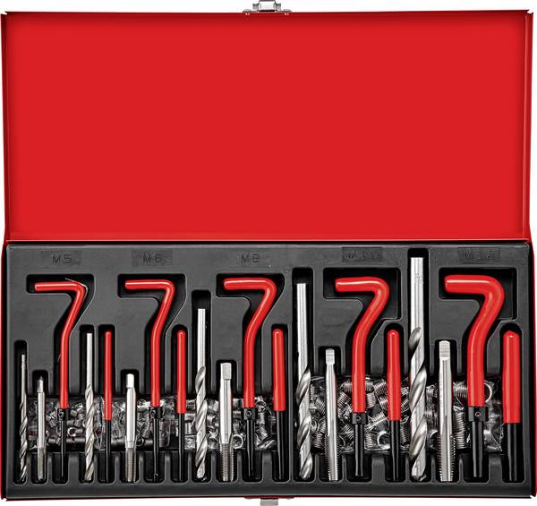TOOLCRAFT TO-5016567 Sada koleček se závitem   M5, M6, M8, M10, M12