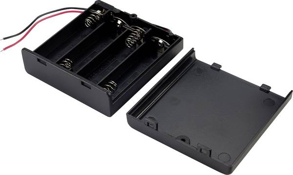 TRU COMPONENTS SBH341-1AS bateriový držák 4x AA kabel