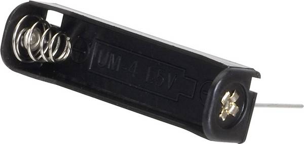 TRU COMPONENTS BH-411-3P bateriový držák 1x AAA póly kontaktu