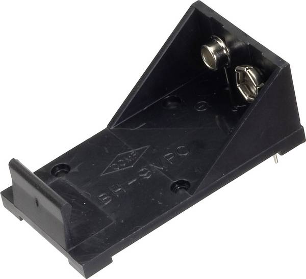 TRU COMPONENTS BH-9VP bateriový držák 1x 9 V póly kontaktu