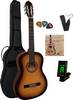 MSA Musikinstrumente C 25 Set Clip sada koncertní kytary 4/4 sunburst vč. tašky