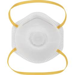 Respirátor proti jemnému prachu, s ventilom Basetech BT-1675022, 10 ks