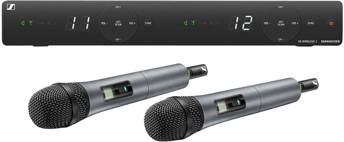 Sennheiser XSW 1-835 DUAL-E sada bezdrátového mikrofonu Druh přenosu:bezdrátový vč. svorky