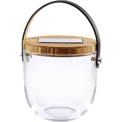 LED dekorační osvětlení Krinner Deco Glass "Basic" 22500, čirá, bambusová, černá