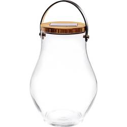 LED dekorační osvětlení Krinner Deco Glass "Bold" 22520, čirá, bambusová, černá