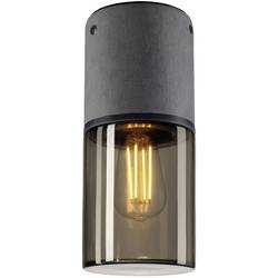 Venkovní stropní osvětlení LED, úsporná žárovka E27 23 W SLV Lisenne-O 231361 šedá, kouřová