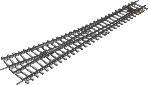 A-kolej H0 Piko  55171 výhybka, pravá 239 mm 1 ks