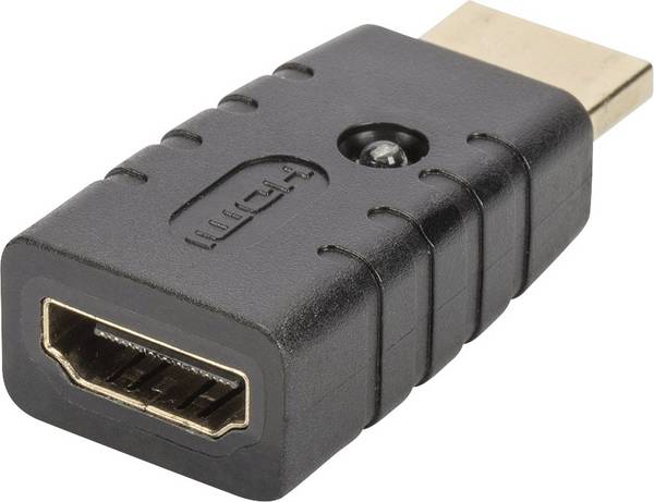 Digitus DA-70466 HDMI EDID emulátor [1x HDMI zástrčka - 1x HDMI zásuvka] černá 4K UHD