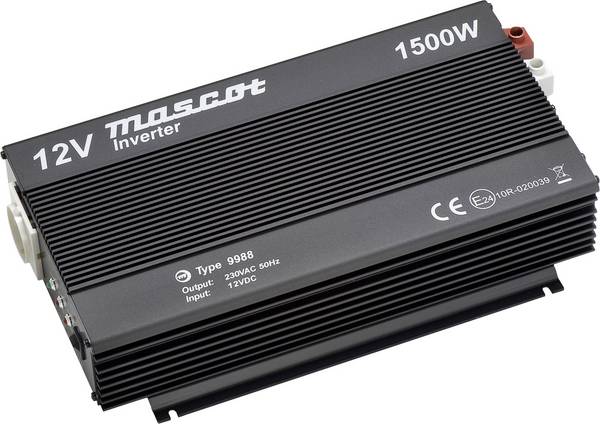 Mascot Battery měnič napětí 9988, 1500 W, 12 V/DC -> 230 V/AC
