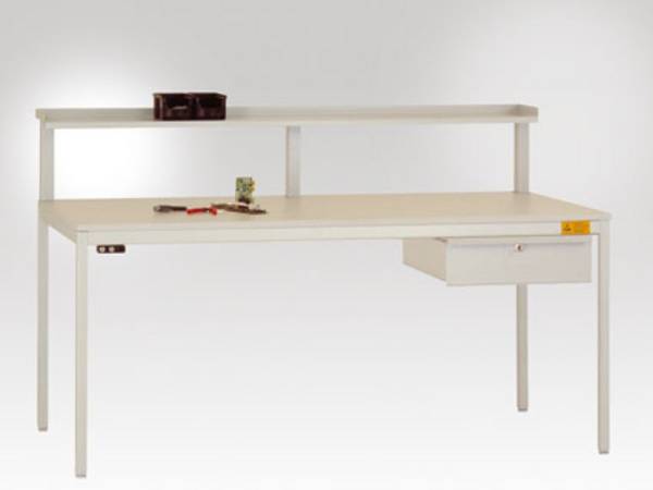 Manuflex  LD4123.7035  ESD  Jednotlivé zásuvky se zámkem pro Unidesk-Tisch 800mm RAL7035 světle šedá vodivý    světle šedá