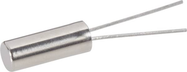 TRU COMPONENTS Křemenný oscilátor; 168475 TC-26 100 kHz 12.5 pF (Ø x v) 2.1 mm x 6 mm 1 ks