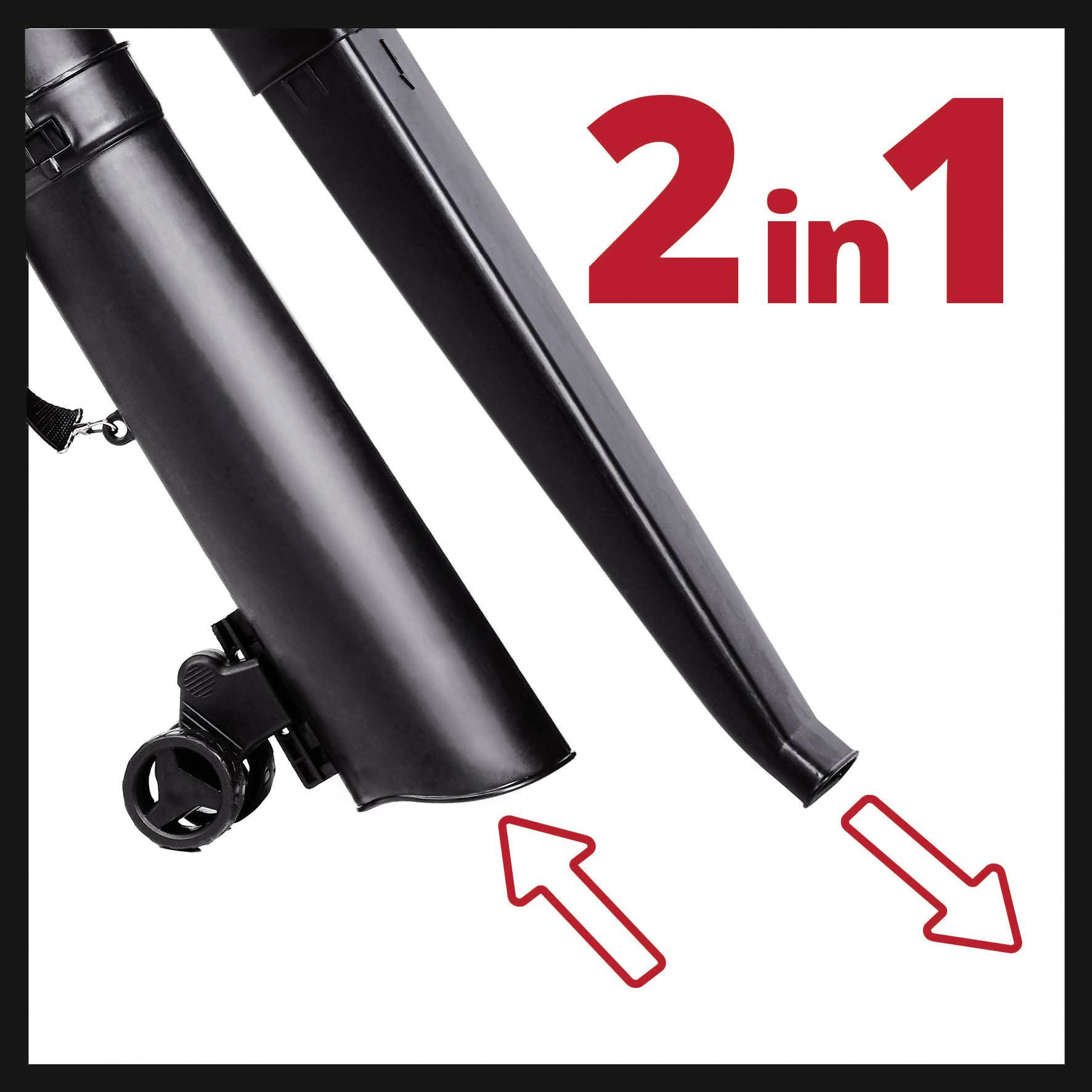 Fukar '2 v 1' se dvěma tryskami a koly, černý.