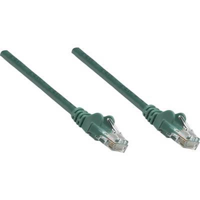 Dva zelené ethernetové kabely s konektory RJ45, vhodné pro síťová připojení.