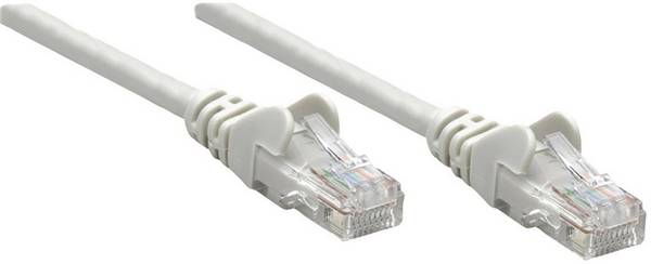 Intellinet 737289 RJ45 síťové kabely, propojovací kabely CAT 6 S/FTP 50.00 m šedá fóliové stínění, stínění pletivem, bez halogenů 1 ks