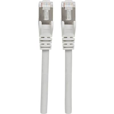 Dva bílé síťové nebo ethernetové kabely s konektory RJ-45, umístěné rovně a rovnoběžně vedle sebe.