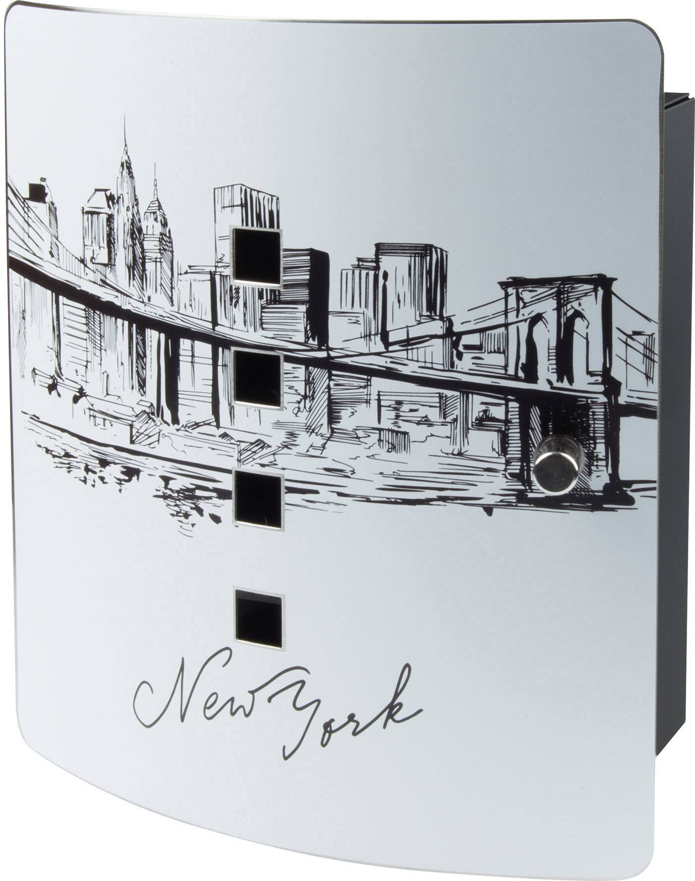 Burg Wächter schránka na klíče 6204/10 Ni Skyline NY 38910 Počet háčků 10