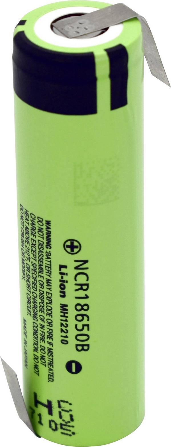 Panasonic NCR18650B ZLF speciální akumulátor 18650 pájecí špička ve tvaru Z Li-Ion 3.7 V 3400 mAh 1 ks