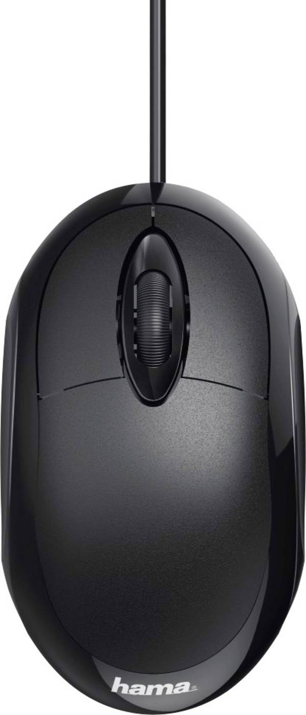 Hama MC-100 optická myš, přenos USB, 3 tlačítko, 1000 dpi, černá