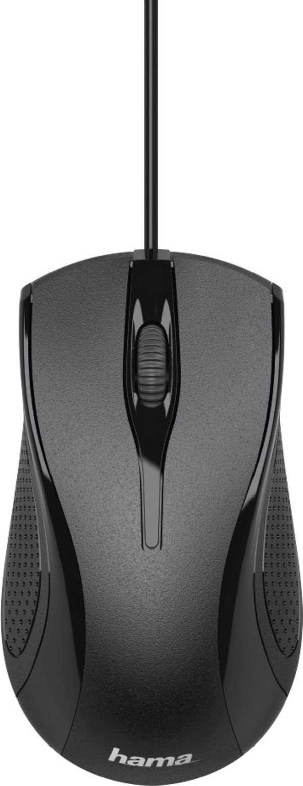 Hama  optická myš, přenos USB, 3 tlačítko, 1200 dpi, černá