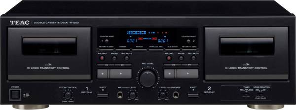 TEAC W-1200 kazetový černá