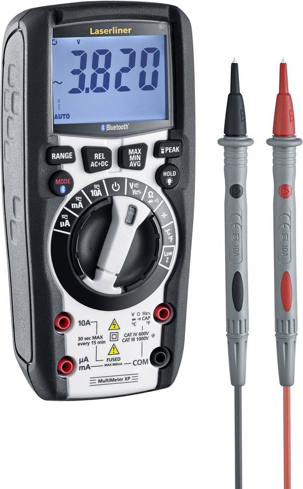 Laserliner  digitální multimetr, Kalibrováno dle (DAkkS), CAT III 1000 V, CAT IV 600 V, Displej (counts): 6000