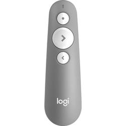 Prezentér vč. laserového ukazovátka Logitech R500 910-005387, šedá