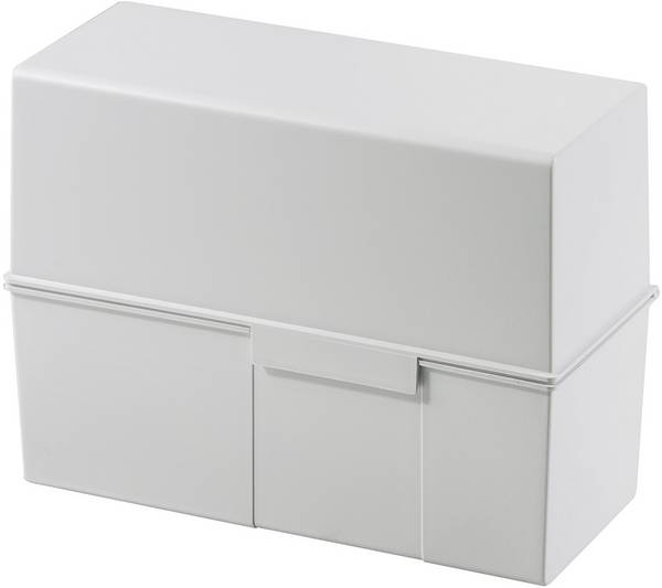 HAN HAN 22,8 x 17,1 x 10,2 cm (B x H x T) 975-11 kartotéční box světle šedá max. počet karet: 500 karet DIN A5 na šířku