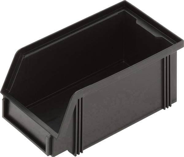 Alutec 1394005197 skladový box , CB5MC, stohovatelné, (d x š x v) 175 x 100 x 75 mm, černá, 1 ks