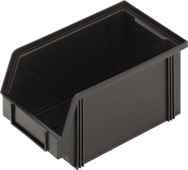Alutec 1394004197 skladový box , CB4MC, (š x v x h) 145 x 125 x 235 mm, černá, 1 ks