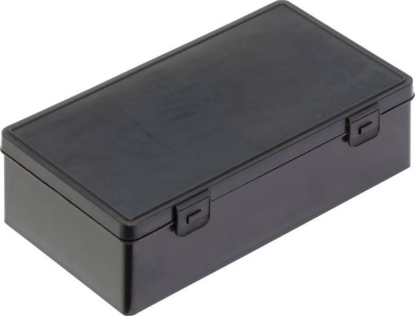 Alutec 2212.060 box na závěsy, (š x v x h) 225 x 60 x 125 mm, černá, 1 ks