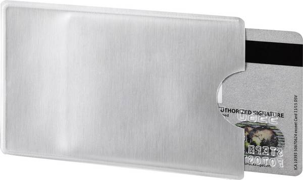 Durable RFID pouzdro na dokumenty, ochranné pouzdro 890319 stříbrná, transparentní 3 ks